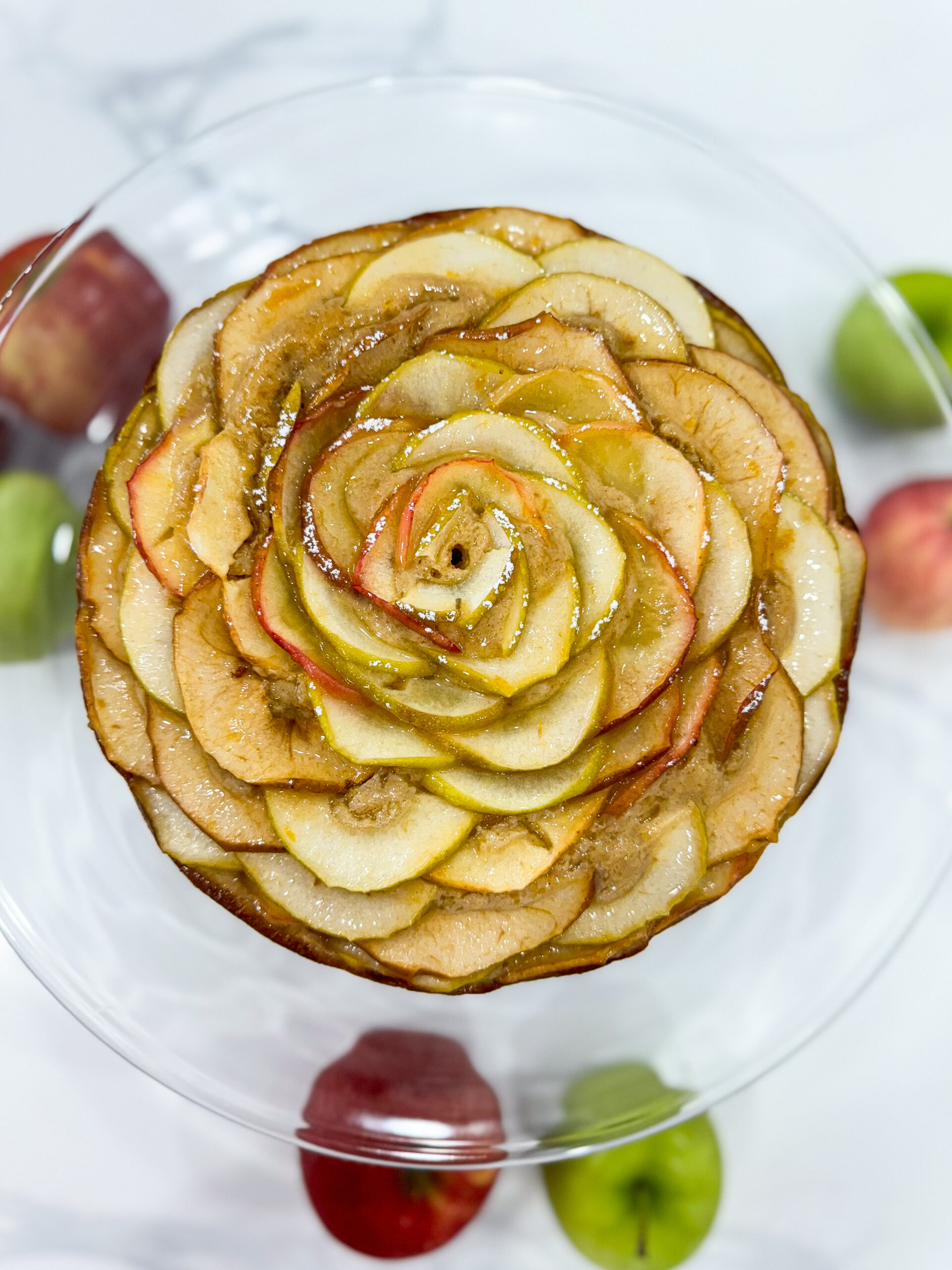 Apple Rose Cake (and it's healthy!) • Happy Hungry Littles